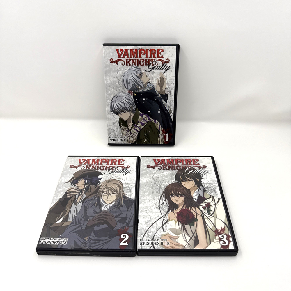 Vampire Knight Guilty Complete Series Seasons 1 2 3 DVD